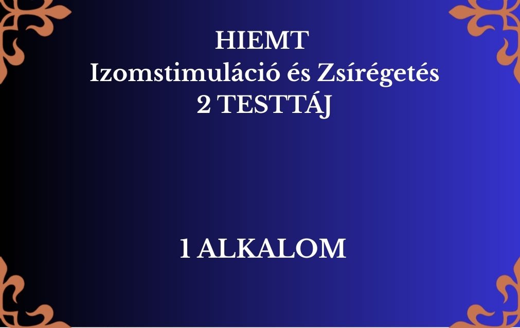HIEMT Izomstimuláció és Zsírégetés - HATALMAS AKCIÓVAL! - BUDALUX SALON