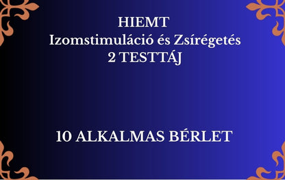 HIEMT Izomstimuláció és Zsírégetés - HATALMAS AKCIÓVAL! - BUDALUX SALON