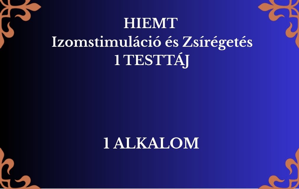 HIEMT Izomstimuláció és Zsírégetés - HATALMAS AKCIÓVAL! - BUDALUX SALON